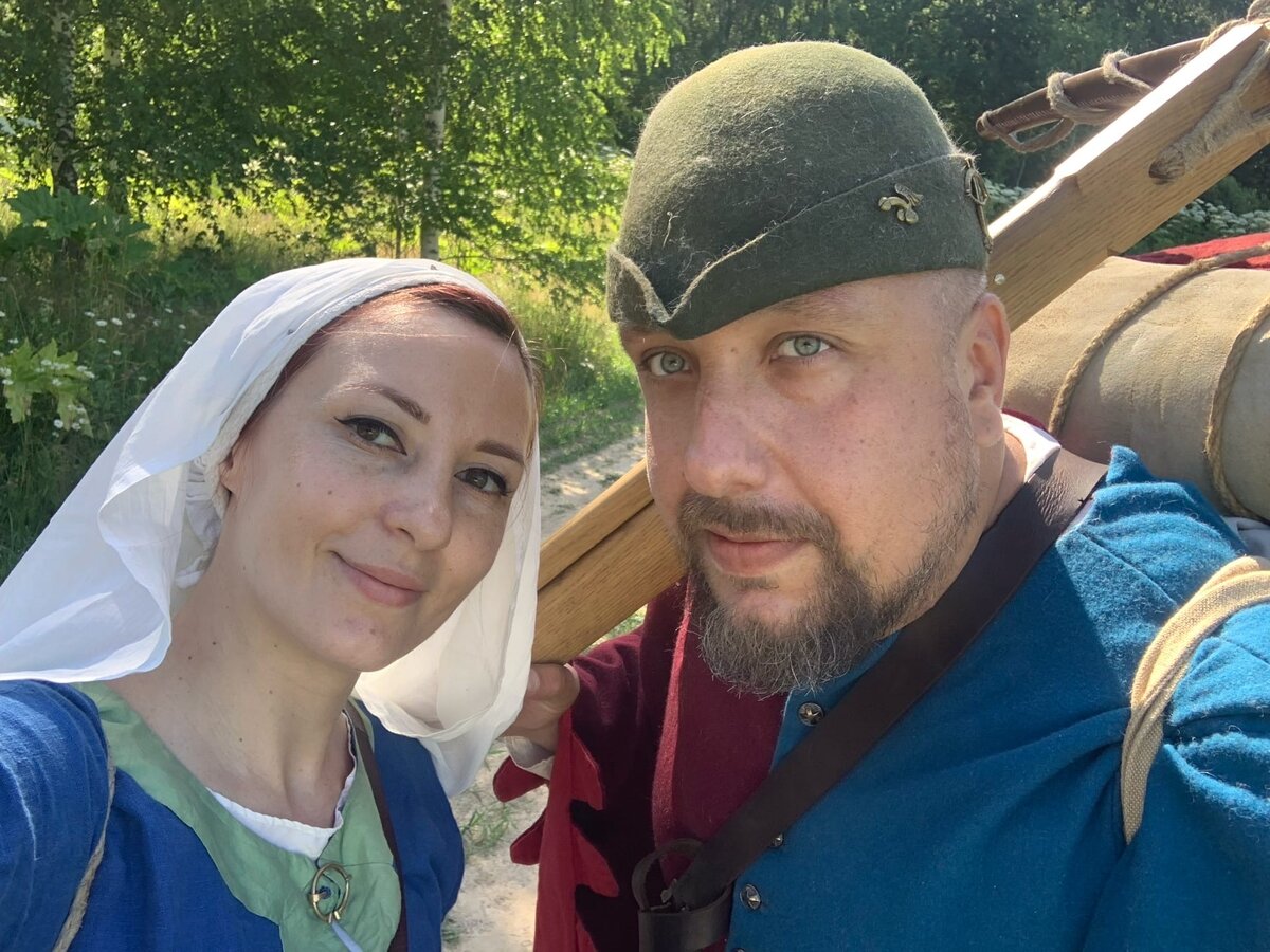 Мы с супругой - фото перед началом мероприятия