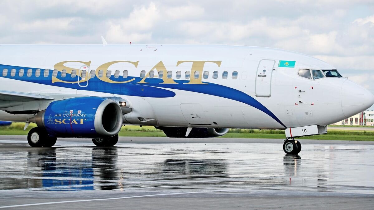    Самолет Boeing 737 авиакомпании SCAT Airlines © РИА Новости / Виталий Белоусов