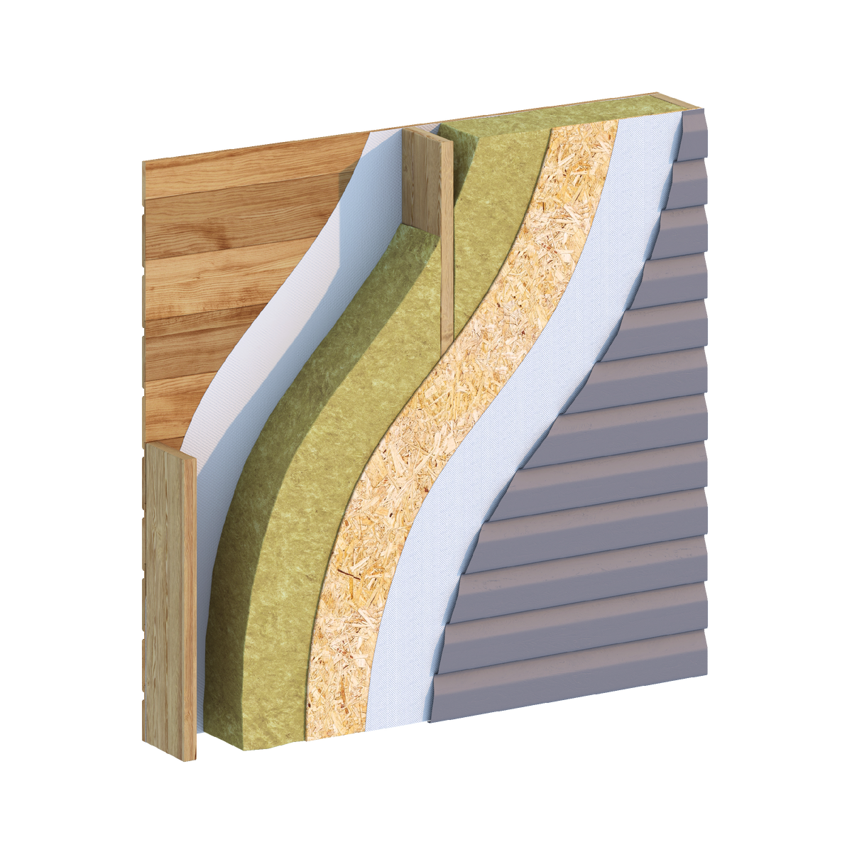 Устройство каркасной стены