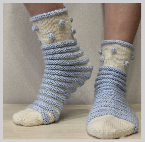 носки спицами