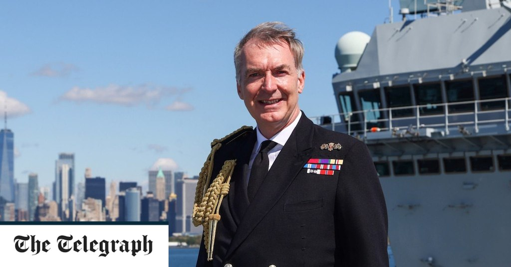 Начальник Генштаба Великобритании Тони Радакин. Фото из газеты Telegraph.