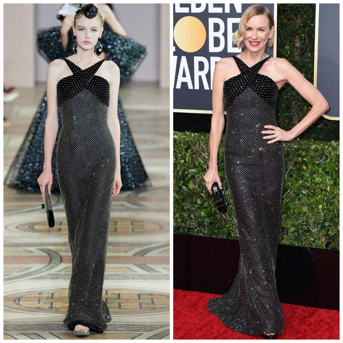 Идёт ли Наоми Уоттс платье с подиума от Armani?