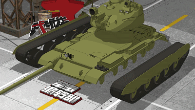 Тип69 первой серии.  В анимации инфракрасный прожектор стоит с другой стороны как на предсерийном 121.