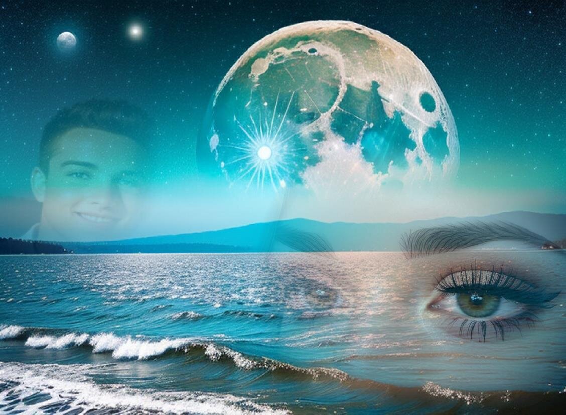 в создании коллажа помогла нейросеть