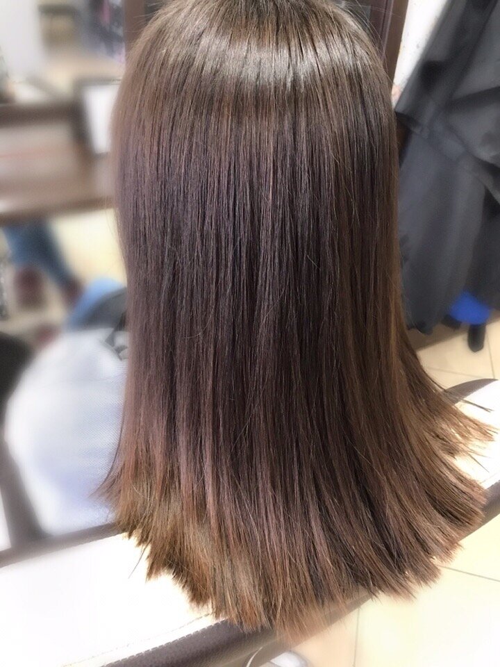 Фото волос после мытья 