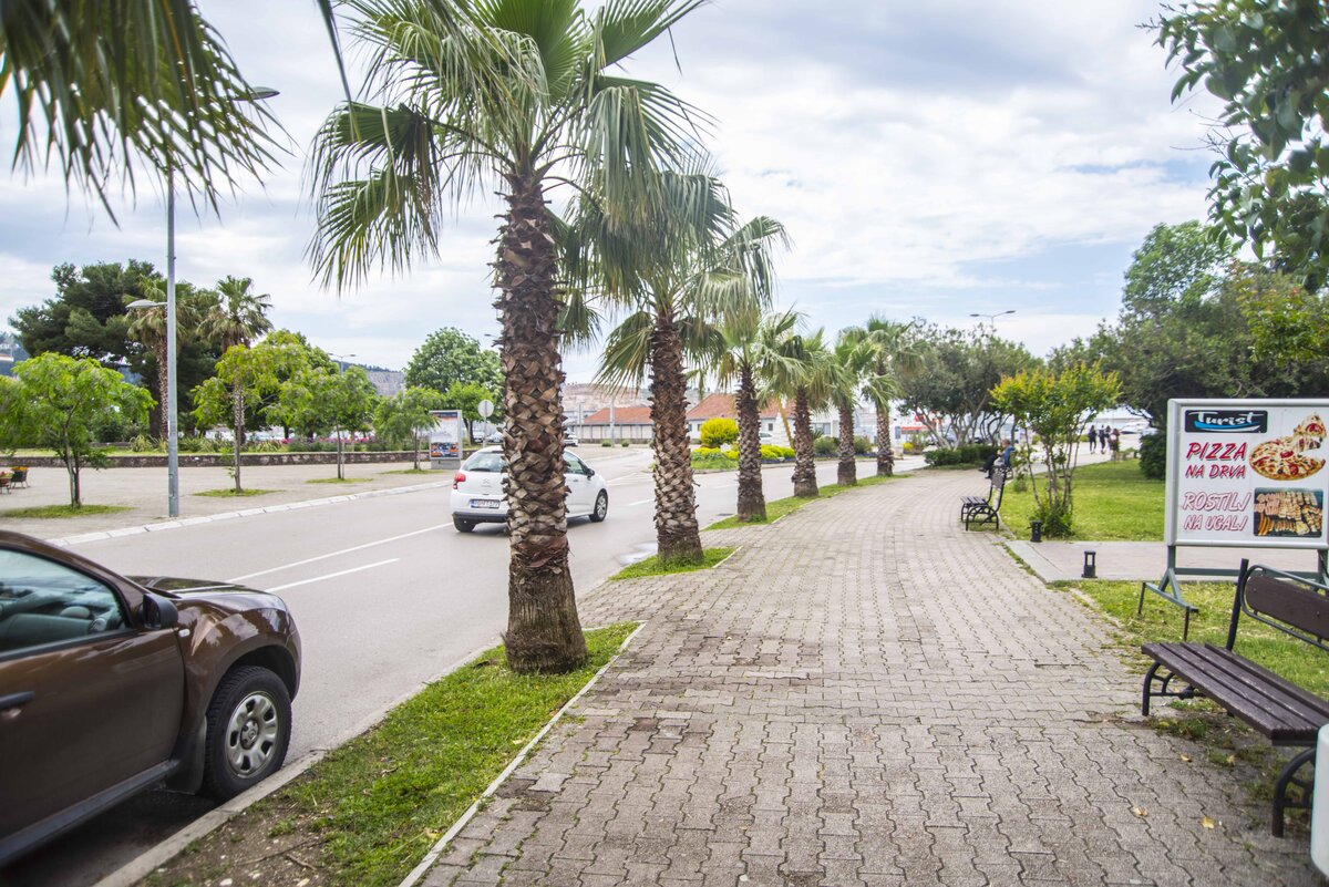 Набережная города Бар, Черногория 