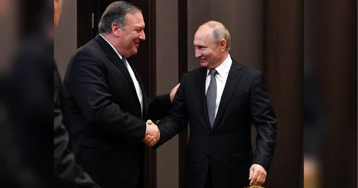 Помпео и Путин. Нравится статья?