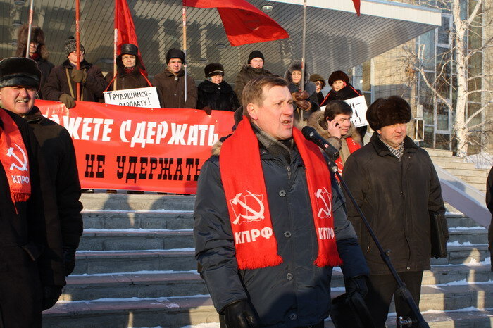 Мэр Новосибирск Анатолий Локоть. 