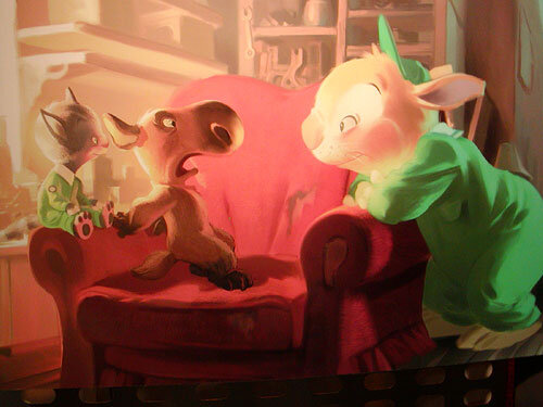 Концепт-арт к мультфильму "Американский пёс"