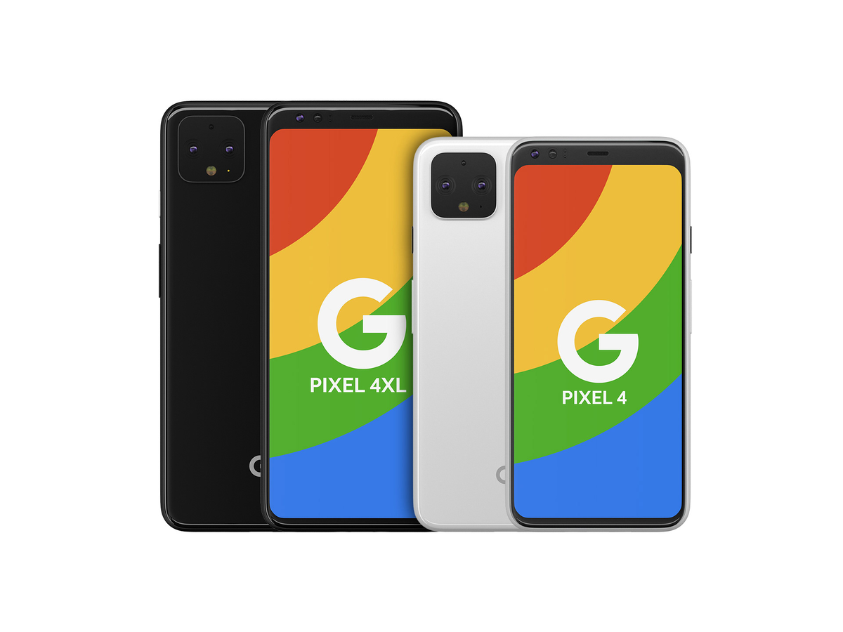 Рендеры Google Pixel 4 и 4 XL