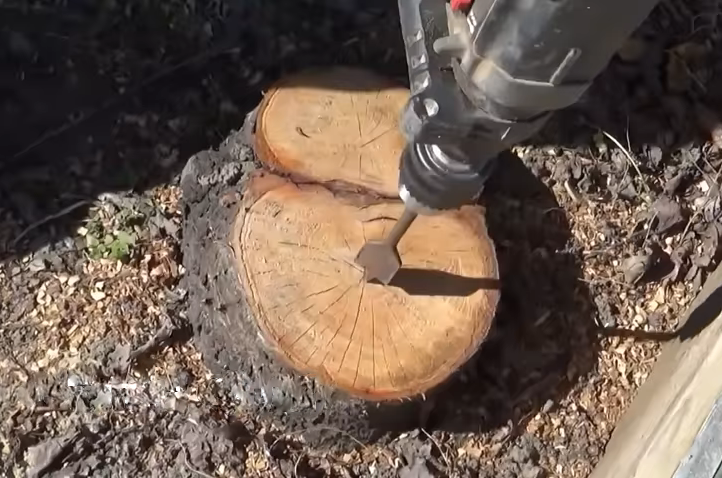 Удаление пня.