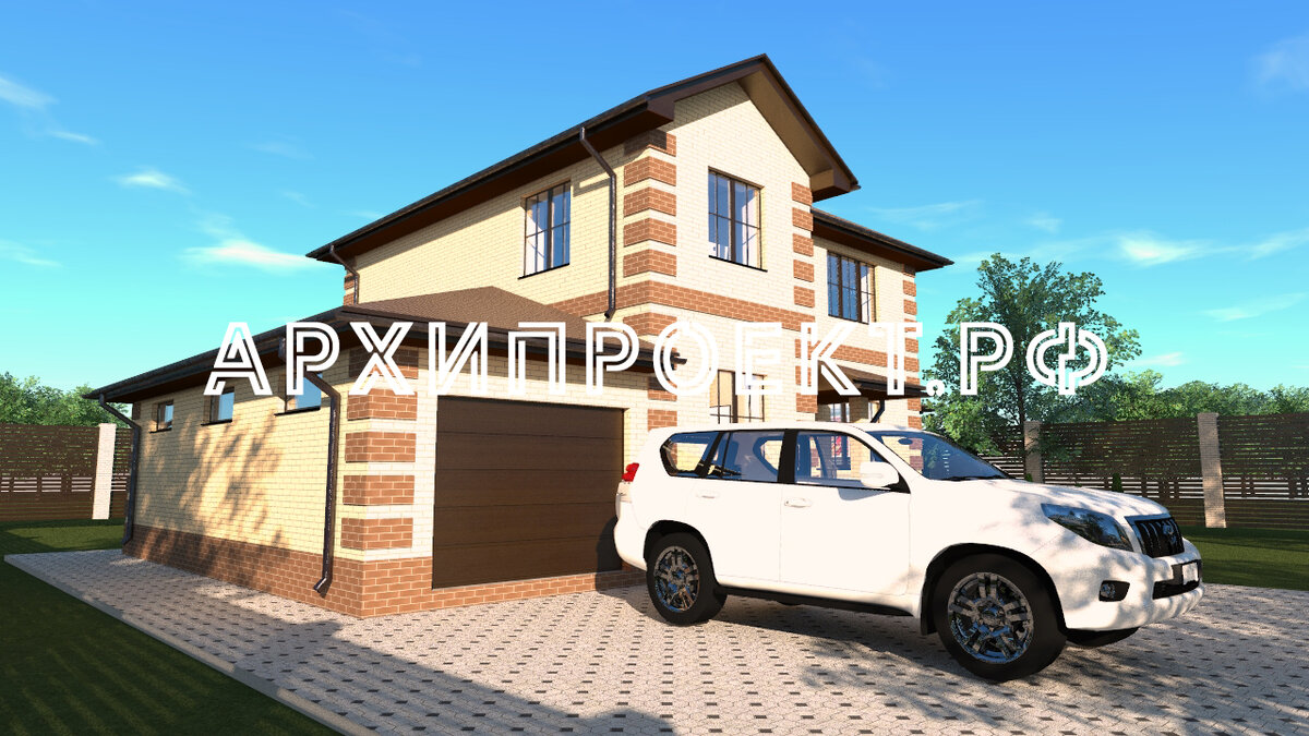 Вид со стороны гараж