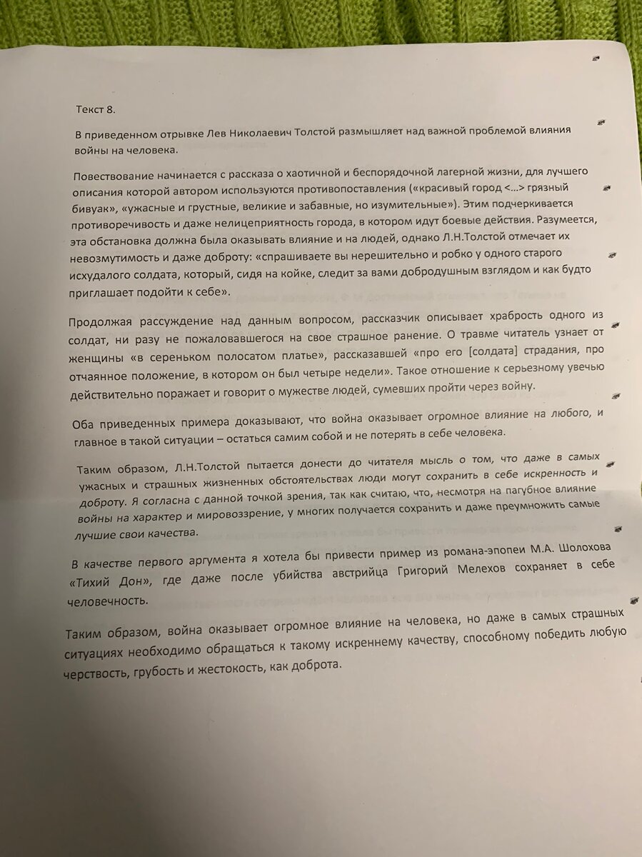 Как написать НА МАКСИМУМ сочинение ЕГЭ по русскому? Советы от студента  первого курса | Anastasia Epifantseva | Дзен