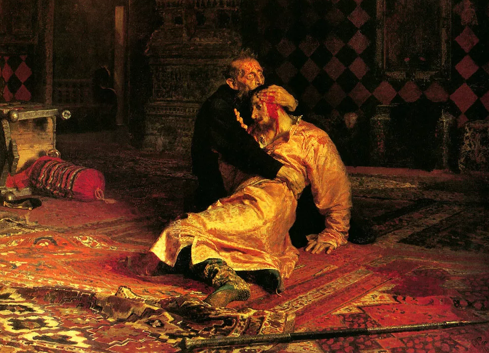 Картина Репина "Иван Грозный и сын его Иван"