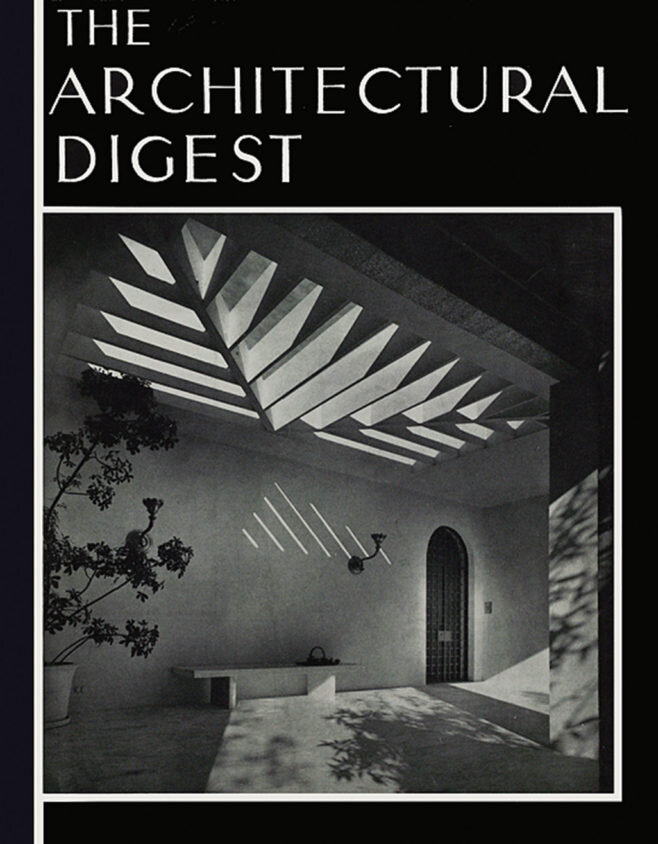 Выпуск Architectural Digest за 1961 год.
