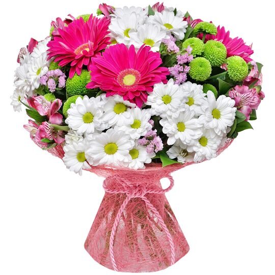 Варианты весенних букетов