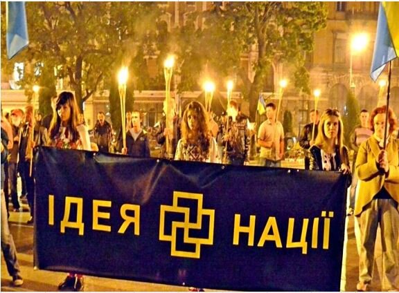 идея нацизма - основа идеологии Украины 2014. фото из открытых источников