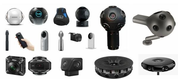 многообразие камер 360 градусов (фото из интернета) 