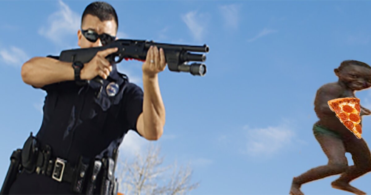 Спиздил из магазина пиццу коробку? Получи свинцовую маслину в жопку! 