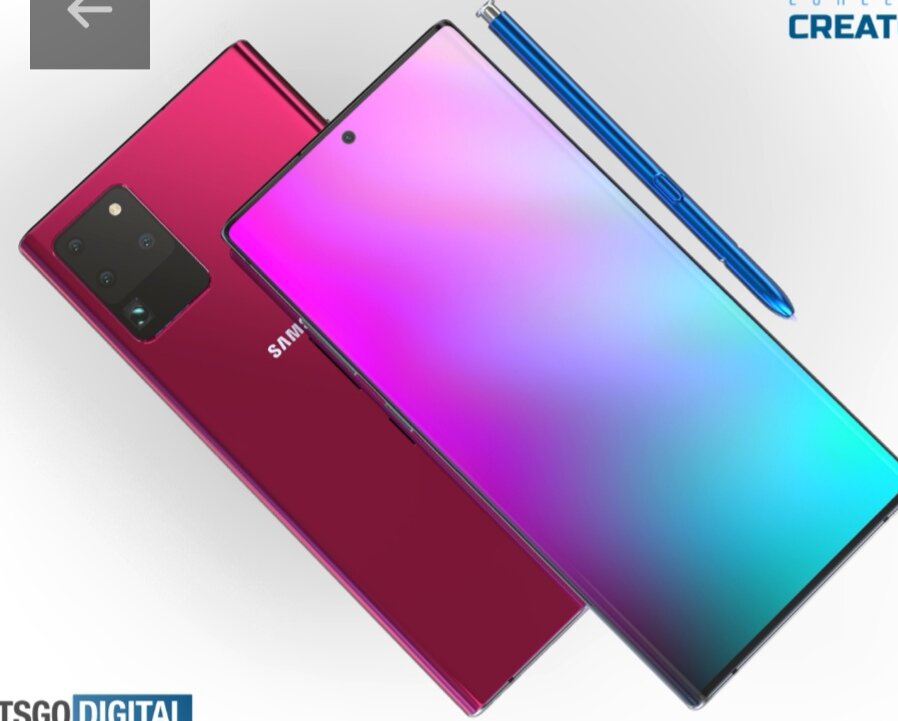 Ожидается, что в этом году новинки линейки Samsung Galaxy Note получат названия Samsung Galaxy Note 20 и Note 20 Plus. В плане дизайна новинки напоминают Samsung Galaxy S20 Ultra. У них такой же дизайн основной камеры и фронтальная камера в центральной верхней части экрана. Что касается камер, то они могут быть скопированы у Samsung Galaxy S20 Ultra.