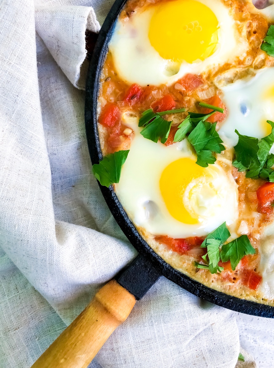 Быстрая шакшука на завтрак 