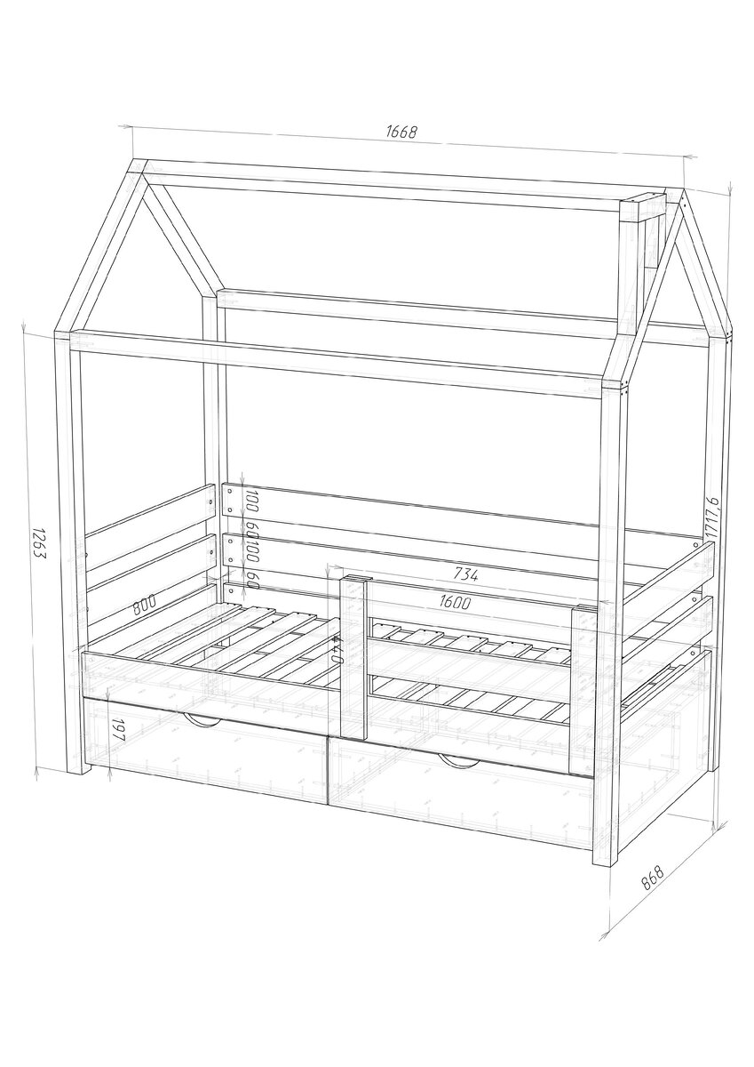 Детская своими руками из дерева чертежи. Чертеж кровати 160х70. Чертеж детской кровати 160х70. Чертеж детской кровати 160х80. Кроватка 160х80 чертеж.