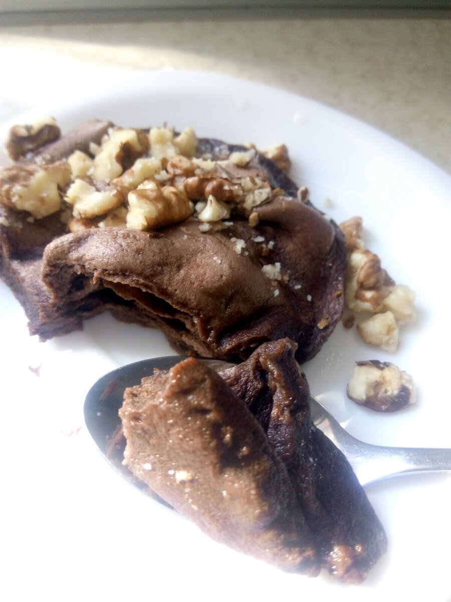 шоколадный белковый перекус за 5 минут