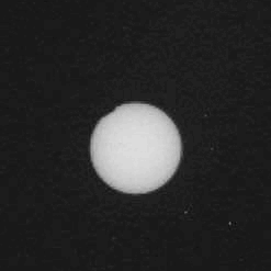 Анимация солнечного затмения Фобосом