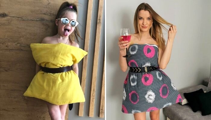 Платье из подушки – новый тренд в Instagram.