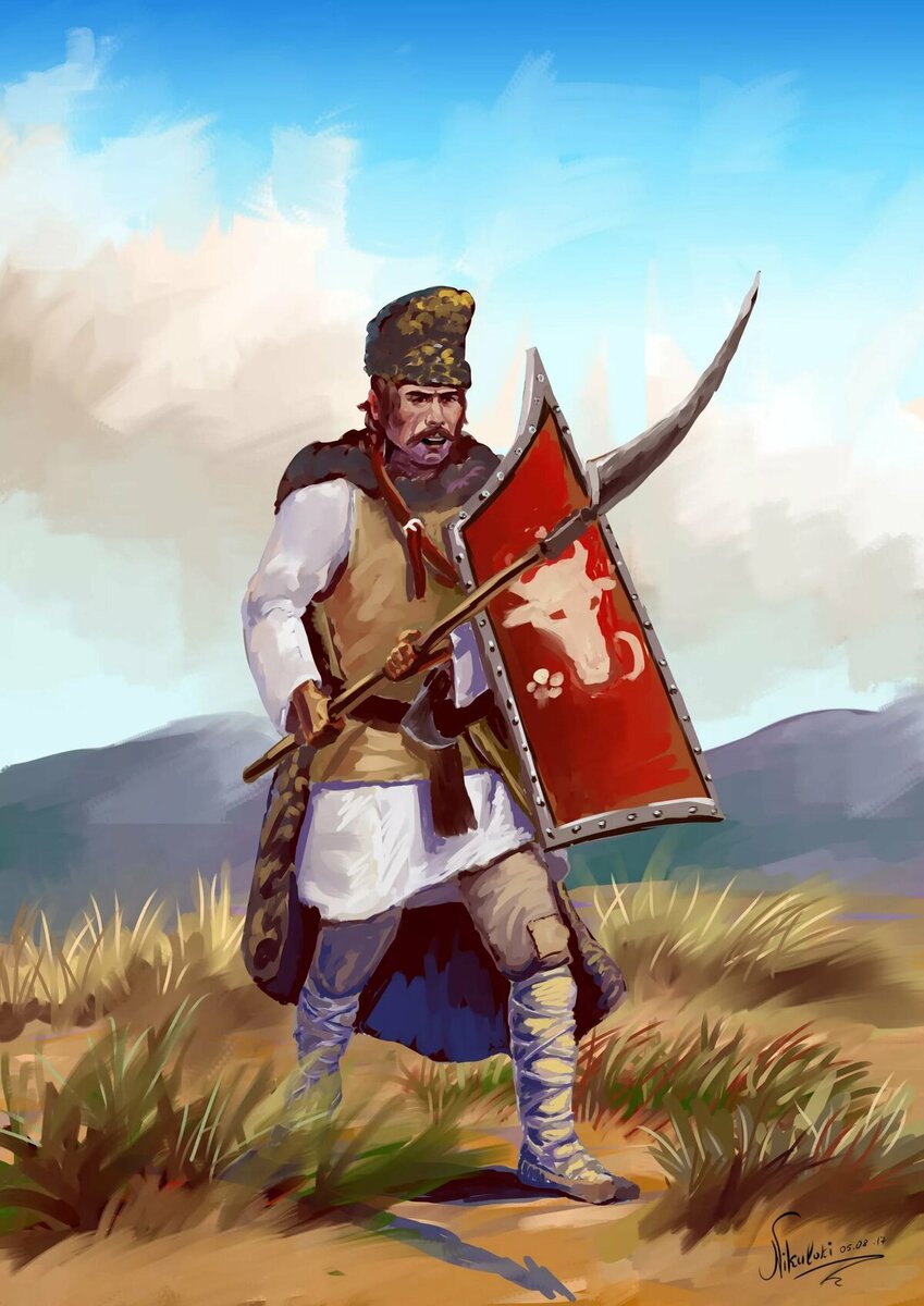 Молдавский воин XV века. 