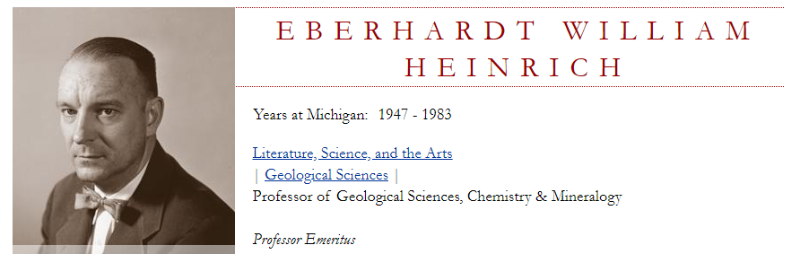 Эберхард Уильям Хейнрич ( англ. Eberhardt William Heinrich, 1918-1991)