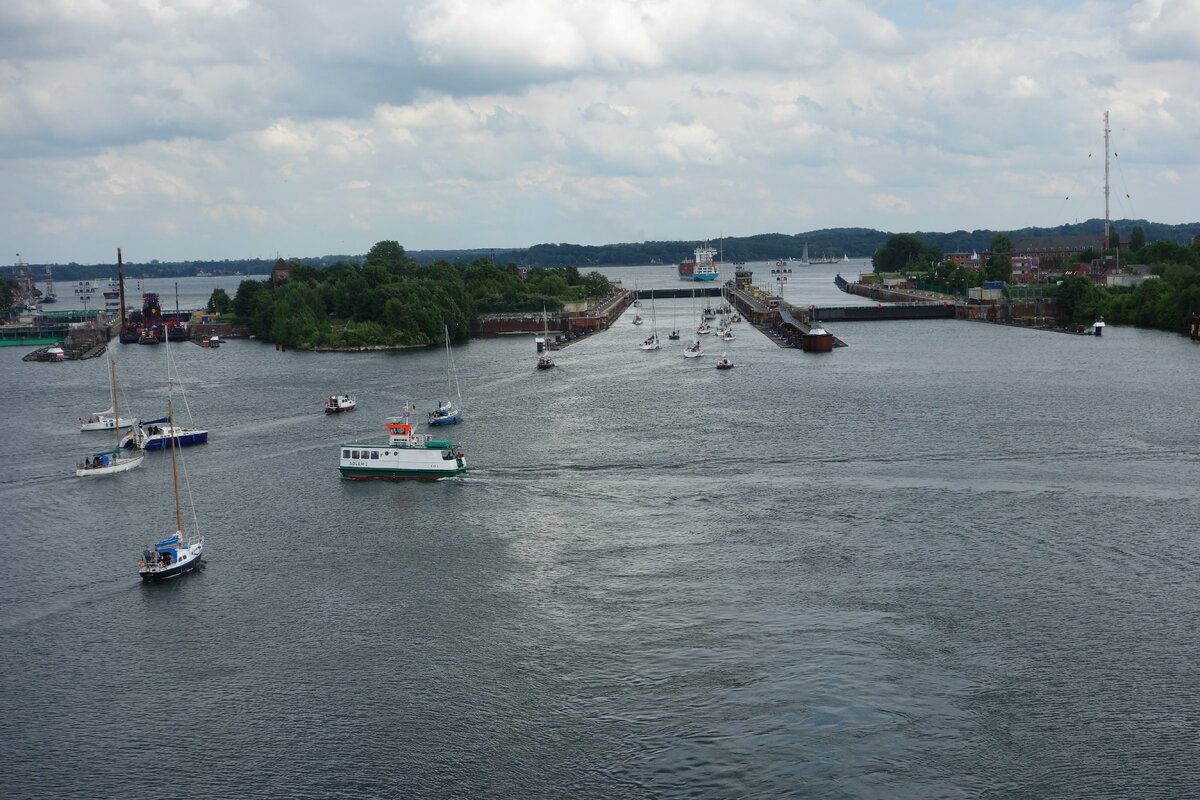 Канал в Германии Балтийское море Северное море