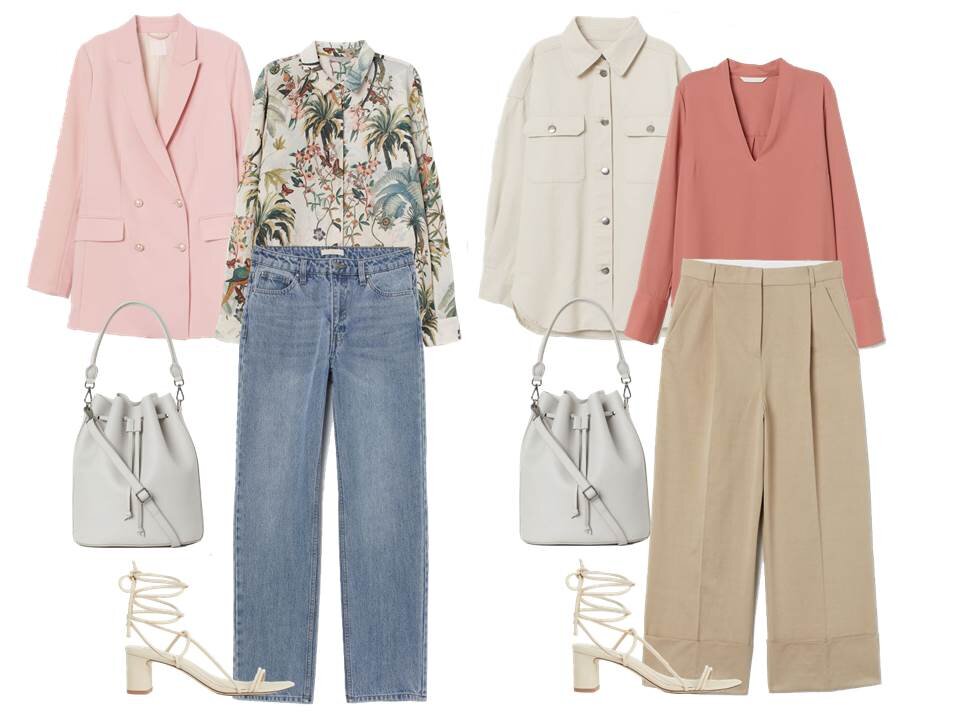 капсула на весну 2022. капсула лета 2022. базовый гардероб весна лето 2022. капсула одежды на лето для женщин. модная капсула на лето 2022.