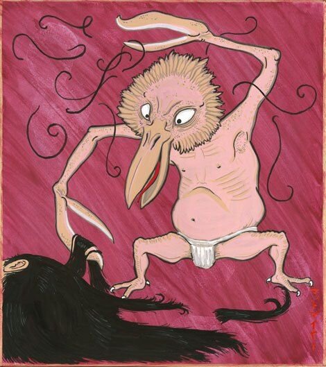 Амикири за работой 