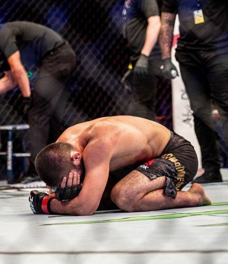 ‼️Хабиб заявляет, что это был его последний бой в UFC. ‼️Так как перед боем с Гейтжи он обещал своей матери больше не драться!