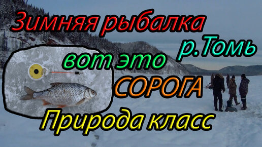 Зимняя рыбалка на Томи в районе Осипово, подводная съемка,р.Томь