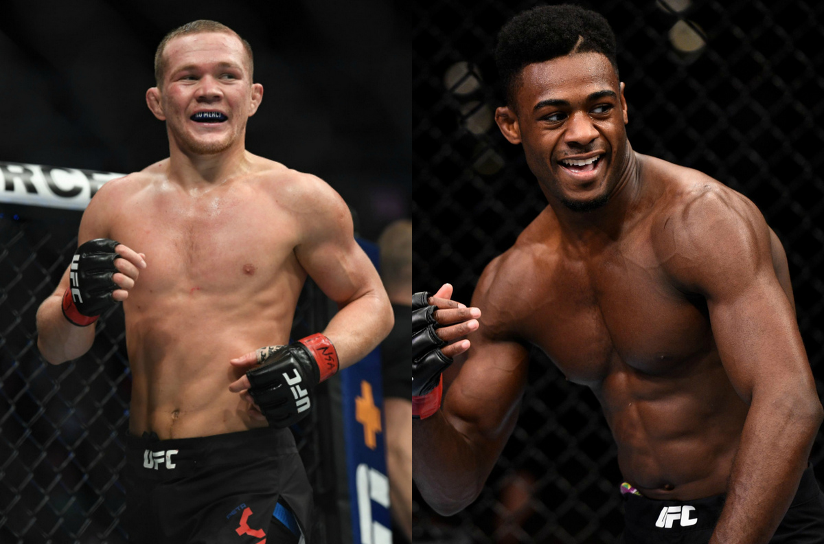 Слева - Петр Ян. Справа - Алджамейн Стерлинг