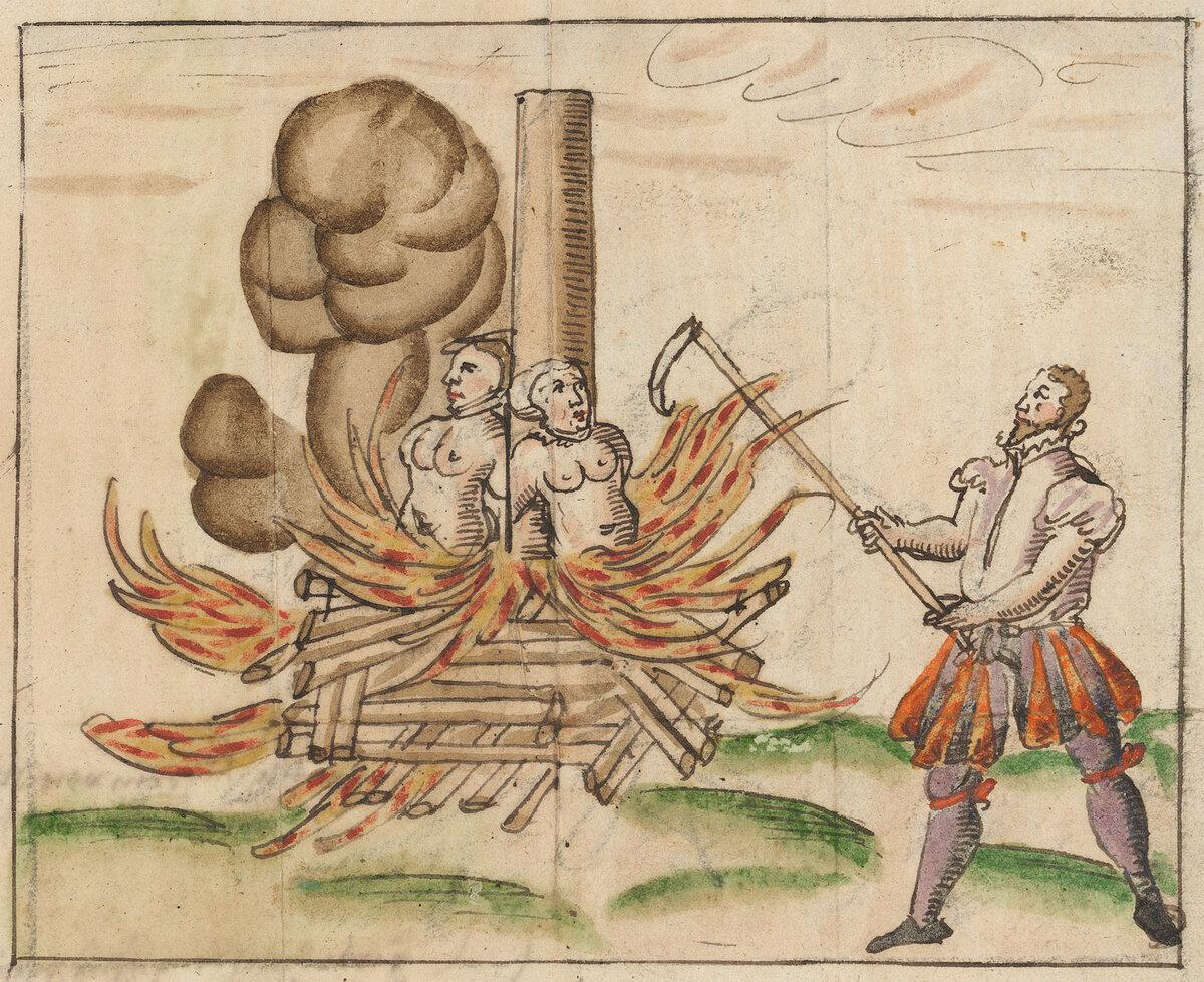 Средневековые казни сожжение