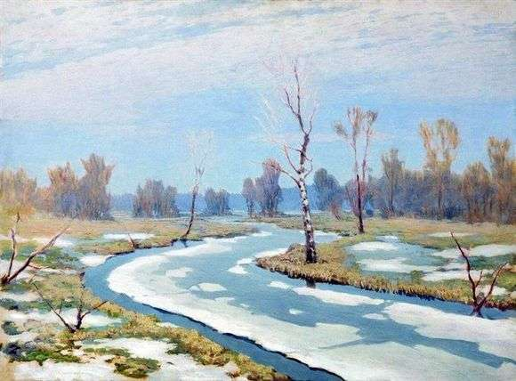 "Ранняя весна" А.И. Куинджи, 1895 г.
