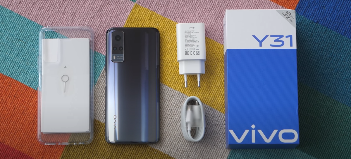 Vivo Y31 💵недорогой 💵смартфон с NFC, Snapdragon, Android 11 и 5000 мАч. ОБЗОР.