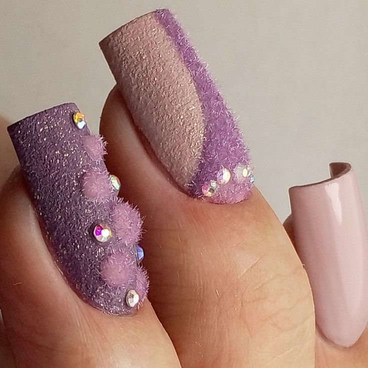 Как сделать бархатный маникюр - NAILsBARs