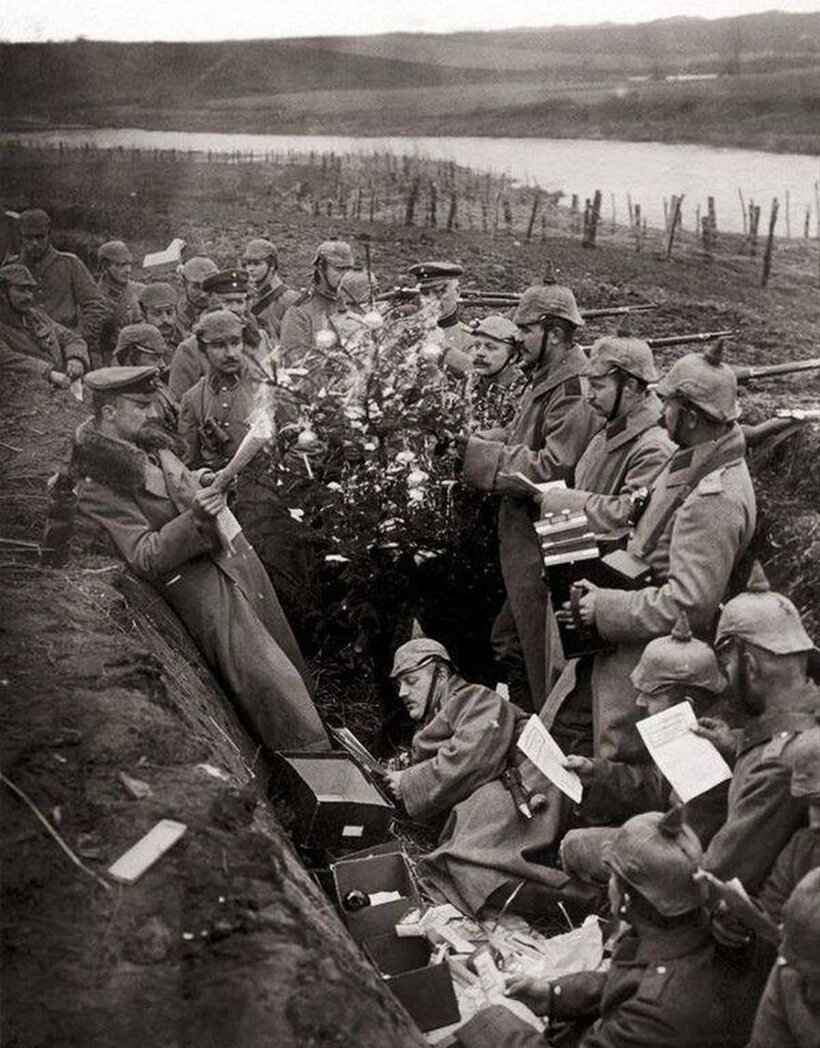 Рождественское перемирие на Западном фронте во время Первой мировой войны. Фото: historyrussia.org