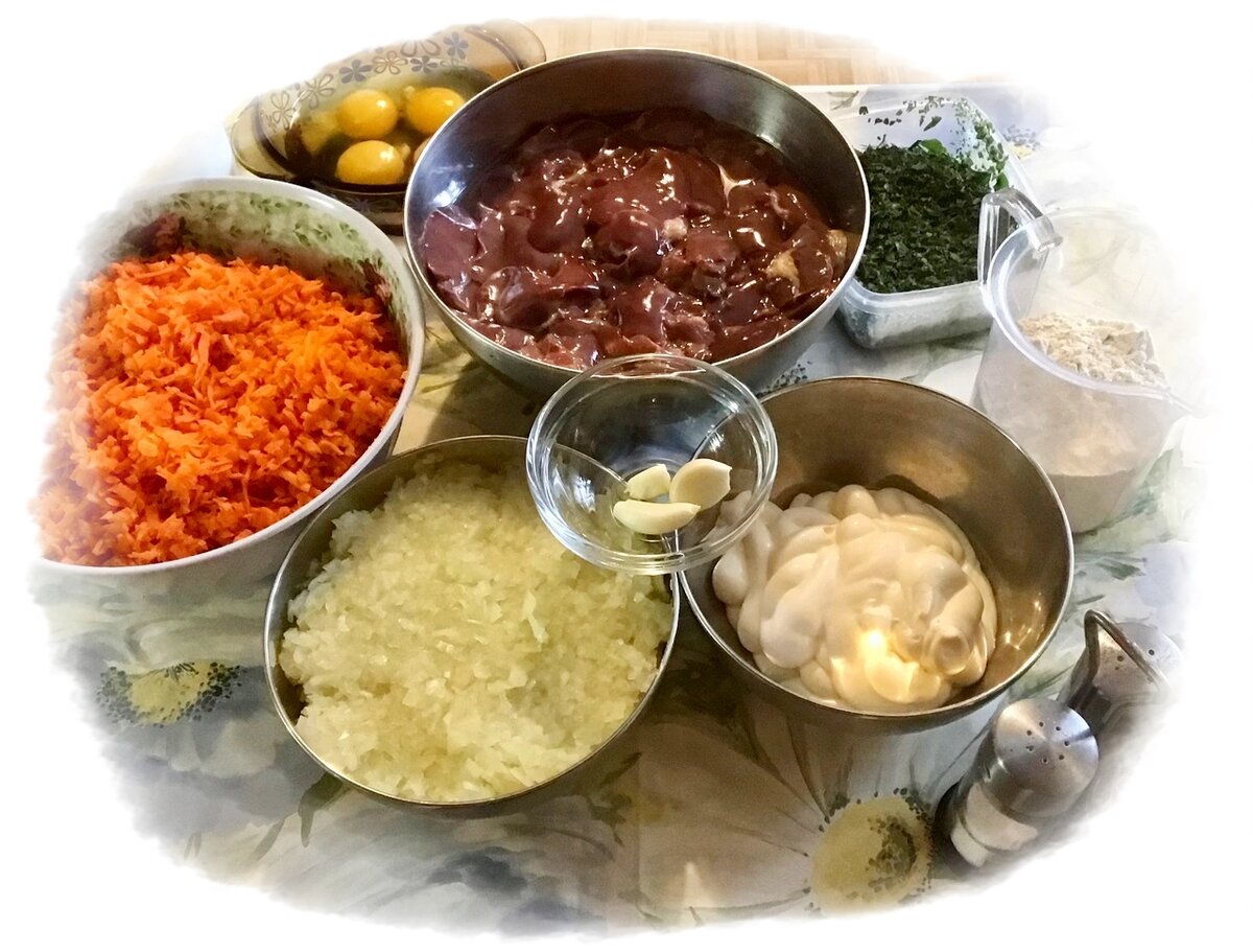 Ингредиенты для Печеночного торта