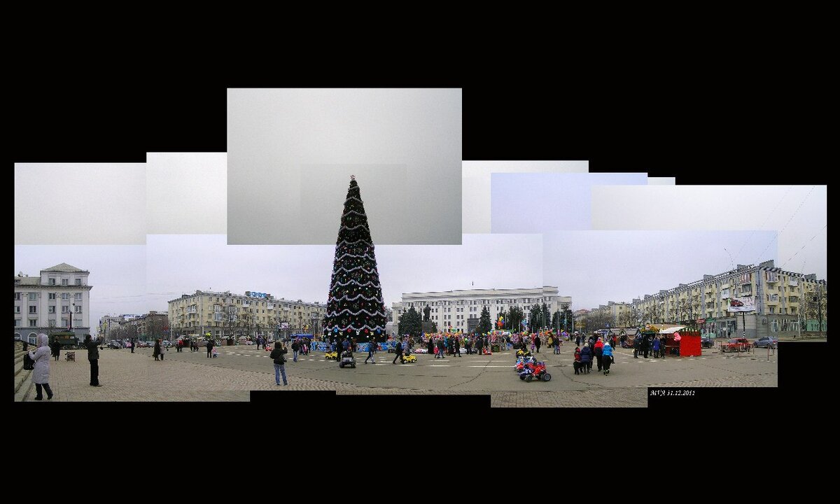 Театралка. Главная Ёлка Луганска 31 декабря 2011 года. 