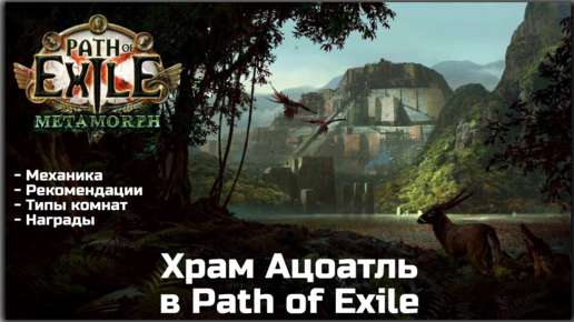 Храм Ацоатль в Path of Exile. Полный гайд. Комнаты, награды, механика.