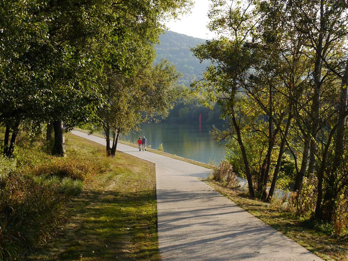 Rochetaillée banks of the Saone (Франция)