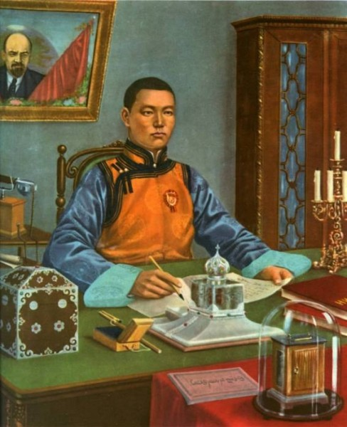 Картина китайского художника изображает встречу В. И. Ленина с вождём монгольской революции Сухэ-Батором

11 июля — день Аратской революции в Монголии (1921 год).-2