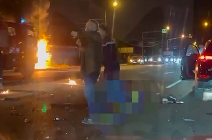 Скриншот с видео с места трагедии.