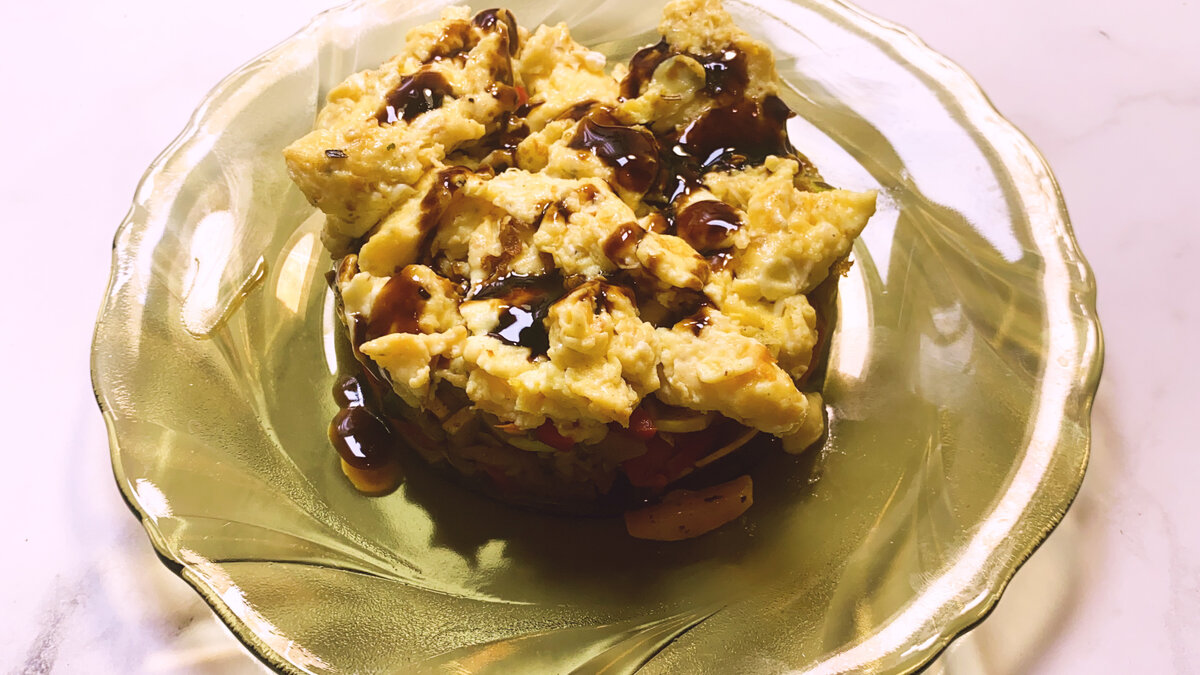    Скрэмбл с овощами