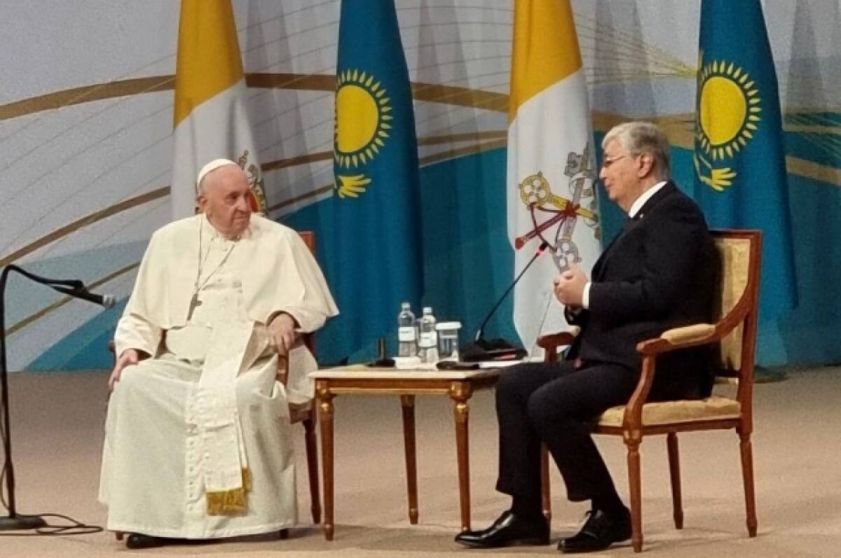    Папа Римский и делегация РПЦ прибыли в Казахстан